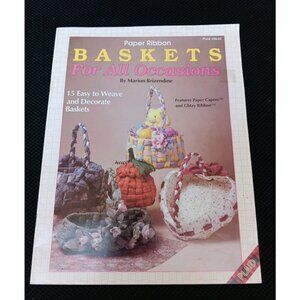 1991 Paper Ribbon BASKETS for all Occasions Magazine